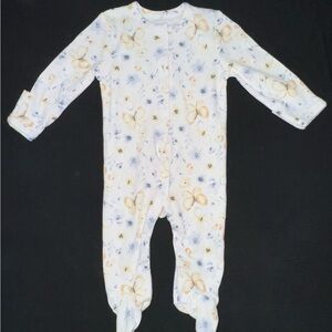 Butterfly Print Baby Sleeper